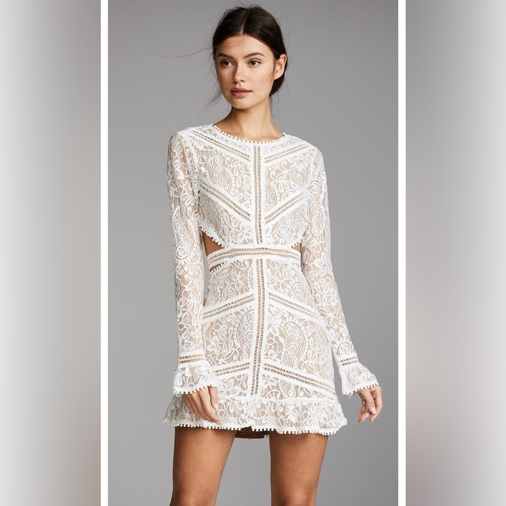 For Love & Lemons Women's Emerie Cutout Dress Size M
